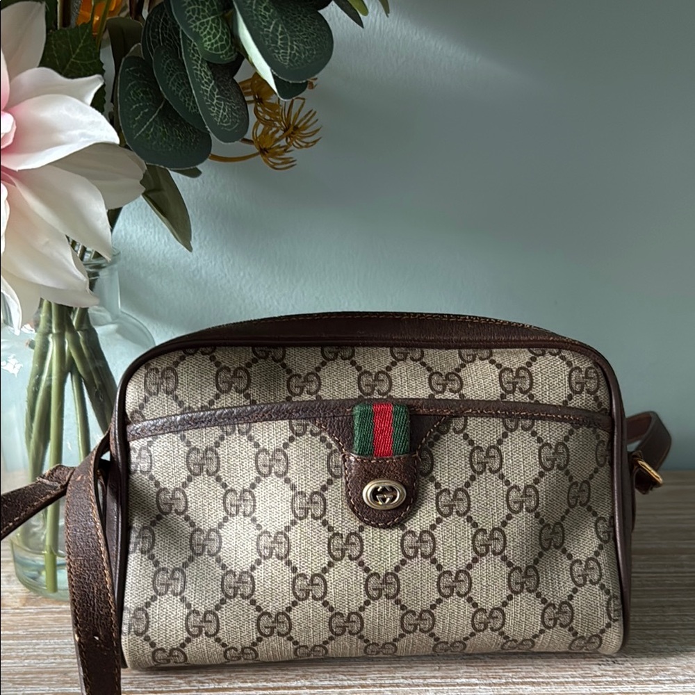 Gucci Monogram Crossbody Bag
